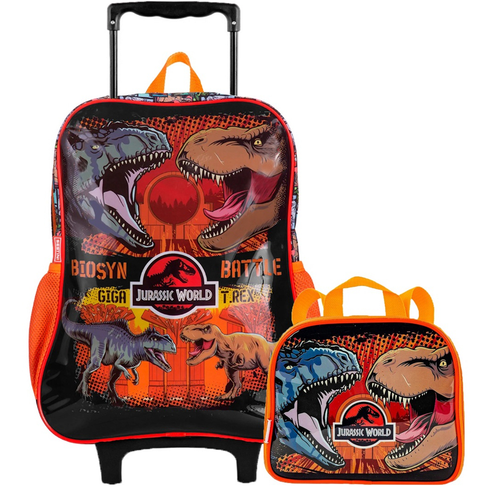 Mochila escolar jurassic world hot sale