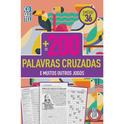 Revista Coquetel - Sudoku Fácil, Médio e Difícil - 200 Jogos