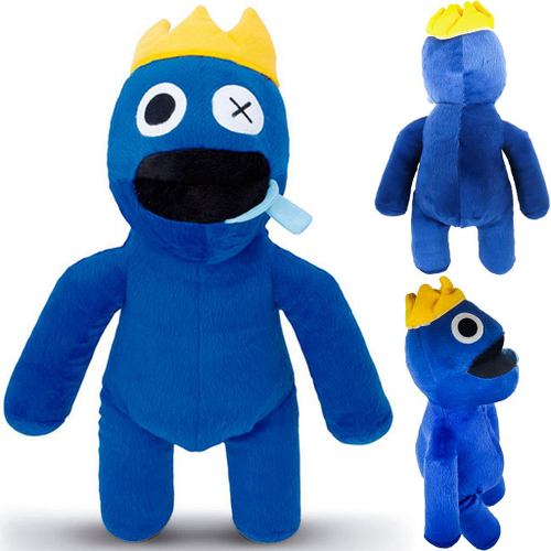 Boneco Blue Rainbow Friends ul Babão Pelúcia Jogo Roblox - Bonecos