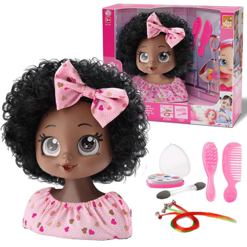 Boneca Busto Brinquedo Menina Maquiagem Penteados Nancy Hair - Teen Kids