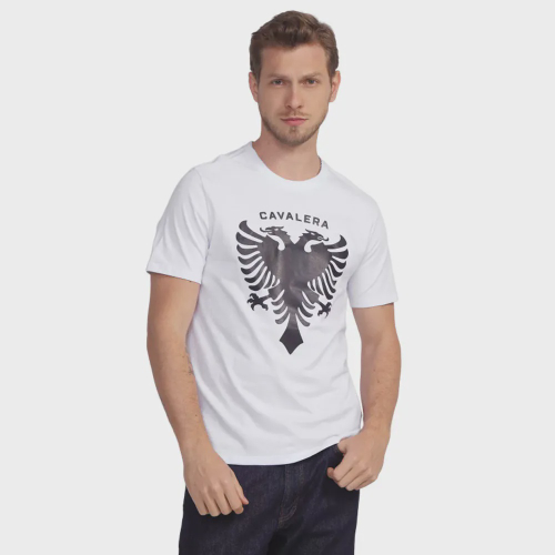 Camiseta Masculina Cavalera Original - Águia Classic - Preto