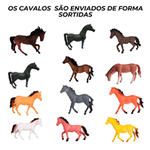 NUOBESTY 5Pcs Brinquedos de Corda de Plástico Cavalo de Brinquedo