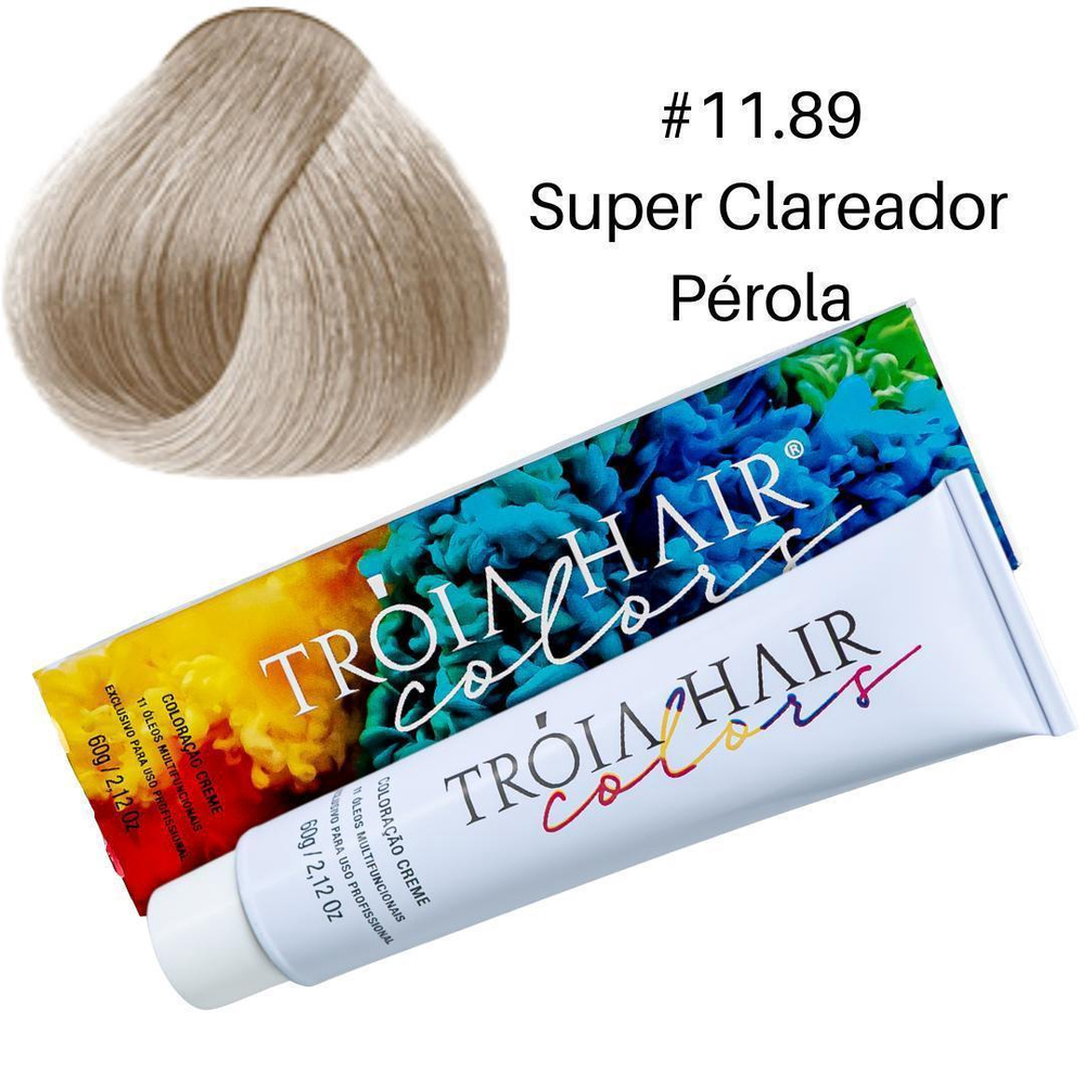 Tintura Troia Hair Colors 11.89 Super Clareador Pérola - 60g em Promoção na  Americanas