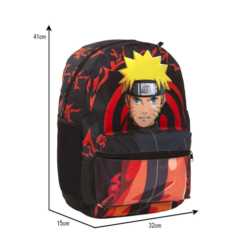 Mochila Escolar Infanto- Juvenil Naruto Uzumaki Anime Desenho em Promoção  na Americanas