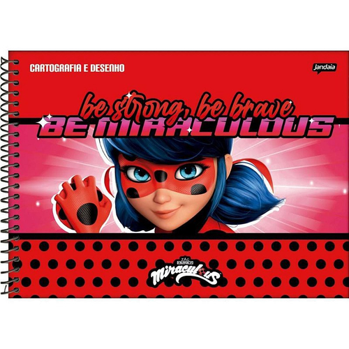 Caderno De Desenho Ladybug Miraculous Tilibra em Promoção na