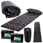 Kit 2 Colchonetes fa Colchões Pitangueiras com Travesseiro 58x178x4cm Camuflado 95664