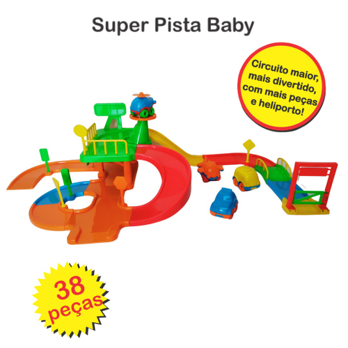 Super pista de carrinho corrida baby infantil educativo hot wheels no  Shoptime