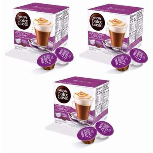 Chococino Caramel Dolce Gusto Kit 03 Caixas 48 Capsulas em Promocao na Americanas