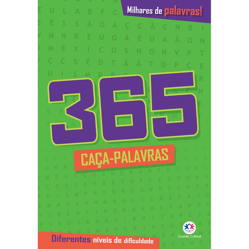 Almanaque Passatempo - Caça-Palavras Nível Médio