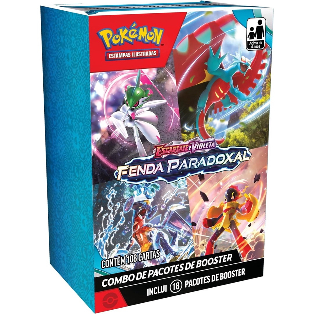 Cartas Pokemon Box Display Escarlate e Violeta - Copag