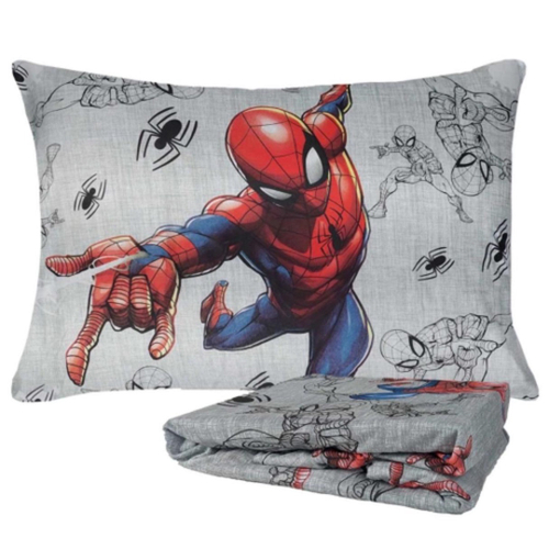 Jogo De Cama Infantil Homem Aranha Marvel Azul Escuro