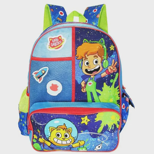 MOCHILA DE COSTA INFANTIL GATO GALÁCTICO GG3306J