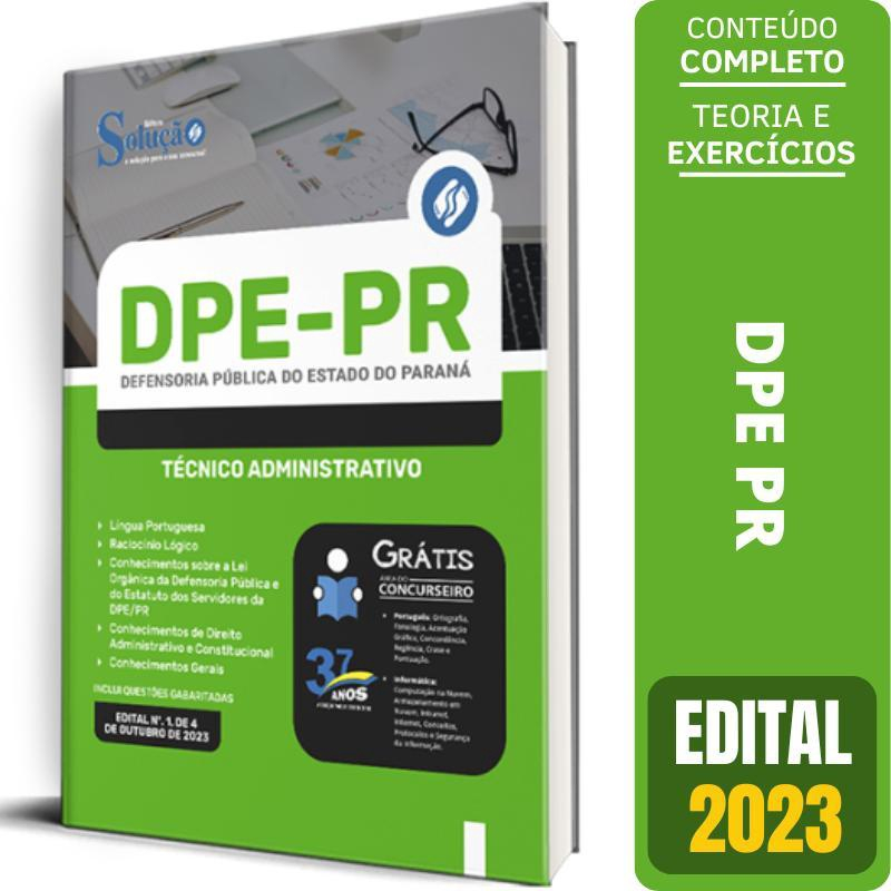 Apostila Dpe Pr 2024 - Técnico Administrativo Em Promoção Na Americanas