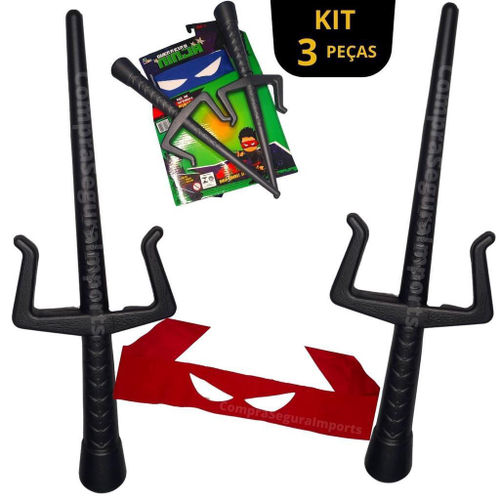 Kit 5 Espada Ninja Brinquedo Katana Samurai Som Luz à Pilha- na Americanas  Empresas