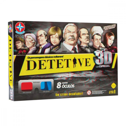 Jogo Detetive Cartas - Estrela Ref: 2000104 em Promoção na Americanas