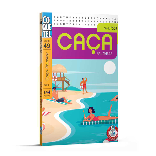 Kit Livro Caça-Palavras Nível Fácil/ Médio Ed.1