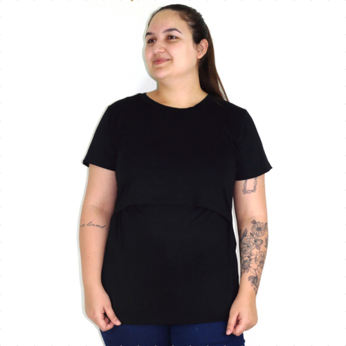 Blusa amamentação hot sale plus size