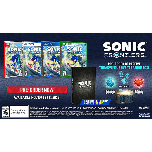 Jogo PS4 Sonic Frontiers