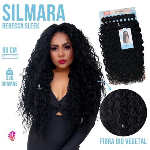 Cabelo Fibra Orgânica Cacheado Crochet Braids - Sleek Gricia