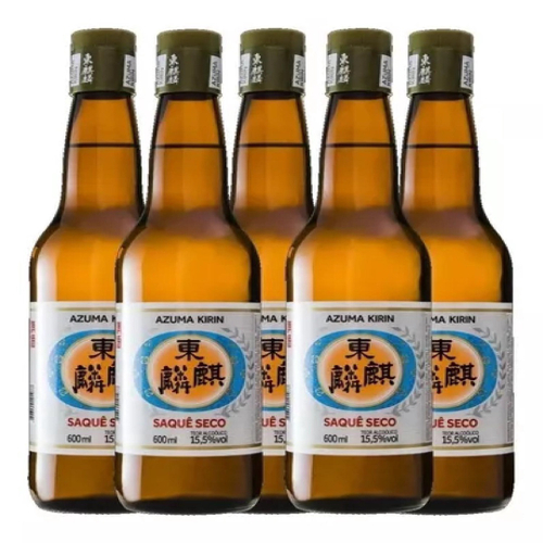 SAQUÊ NACIONAL AZUMA KIRIN SECO - 600ml - Miki Produtos Orientais