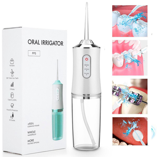 Irrigador Dental Limpeza Dentes Implantes 4 Bicos USB em Promocao na Americanas