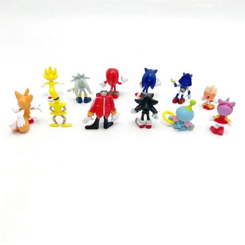 Kit Miniaturas Bonecos Do Sonic The Hedgehog