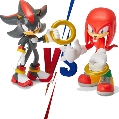 Carro Knuckles Pull Back - Sonic - Vermelho - Fun