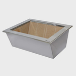 Caixa Braseiro 80X50 para Churrasqueira em Aço Inox - jx Metais