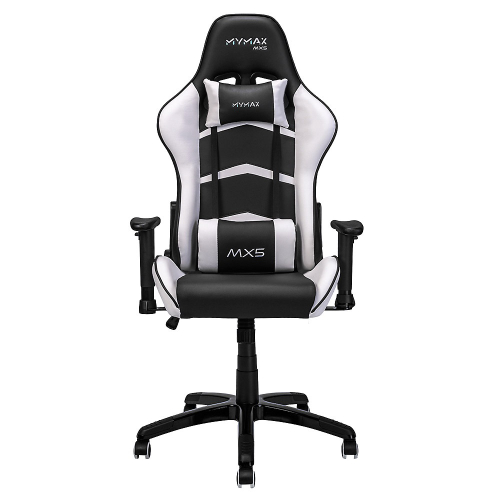 Cadeira Gamer MX5 Giratoria Preto e Branco Mymax