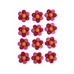 Imãs 3D Flores Rosas - Conjunto com 24 unidades