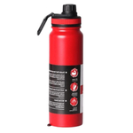 Garrafa Térmica Inox 800ml Vermelha - 12h Quentes/Frias