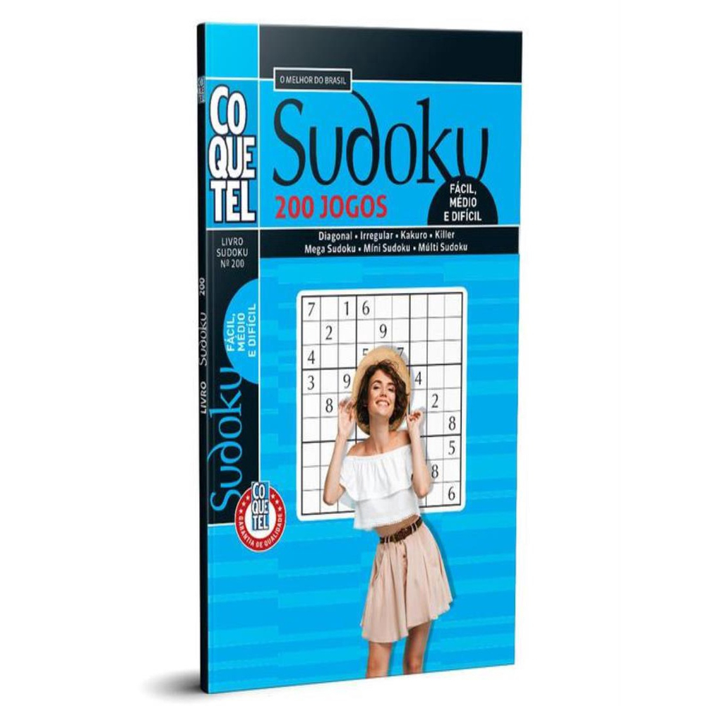 Livro de Passatempos Ediouro Sudoku Nível Fácil e Médio em Promoção na  Americanas