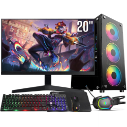 Computador Gamer Completo Intel Core i7 16GB ssd 1TB Kit Gamer com Headset Monitor 20 Windows 10 3green Flash Menor preço em Computador Gamer Completo Intel Core i7 16GB ssd 1TB Kit Gamer com Headset Monitor 20 Windows 10 3green Flash