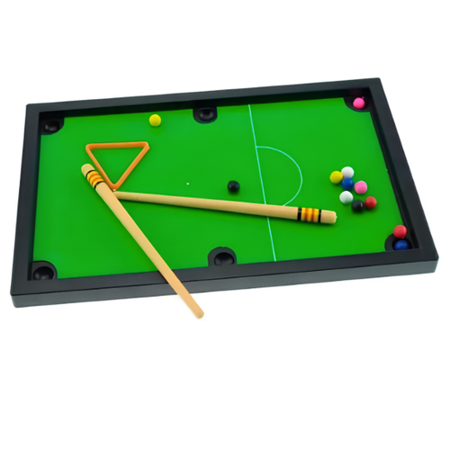 Jogo Mini Mesa De Sinuca Snooker Bilhar Infantil na Americanas