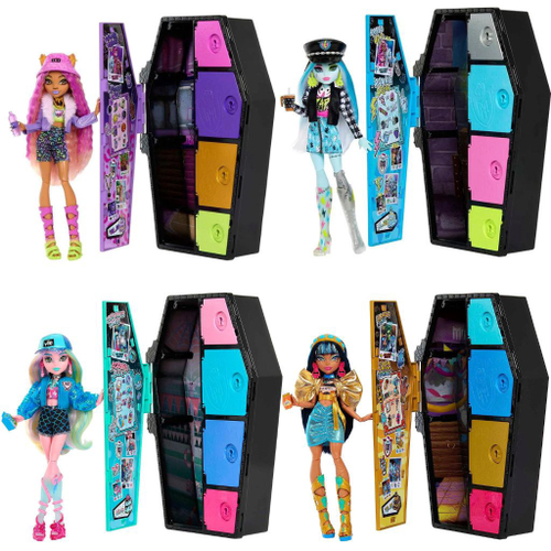 Boneca Articulada com Acessórios - Monster High - Skulltimates Secrets -  Draculaura - Mattel