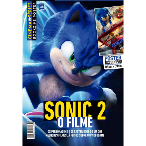 Poster Cartaz Sonic 2 O Filme E em Promoção na Americanas