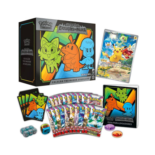 Pokemon Box - Coleção Treinador Avançado - Escarlate e Violeta - Koraidon  (vermelho) na Americanas Empresas