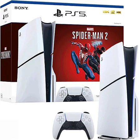 Consola PS5 (825 GB) + Jogo Marvel's Spider-Man 2 (Formato Digital)