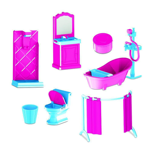 Barbie bathroom set online walmart