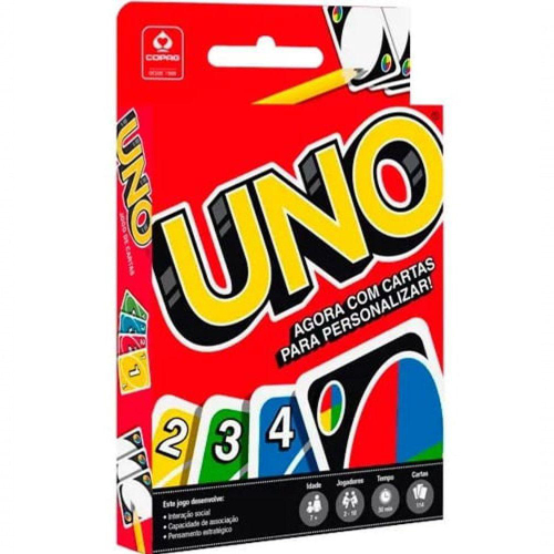 UNO: Jogo de Cartas clássico com Desenhos Incríveis - Naruto, Avengers