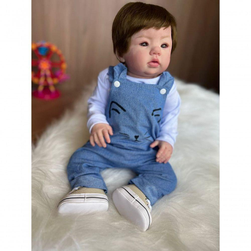 Beb Reborn Theo Kit Simples Corpo Do Beb Tecido em Promo o na