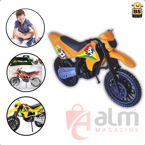 Moto De Brinquedo Moto Trilha Radical Menino Miniatura - Bs Toys