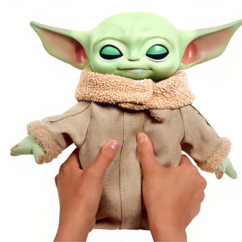 Pelúcia Star Wars Grogu com Sons e Movimentos - Mattel no Shoptime