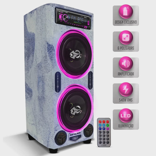 Caixa de som Bob Bluetooth 10 Polegadas Sturdy 400Watts Residencial -  Sturdy Oficial