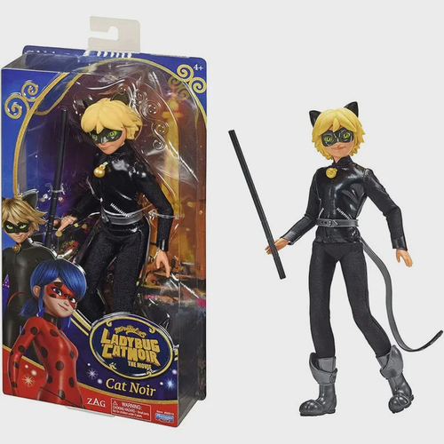 Boneco Com Bastão Miraculous Cat Noir 55cm 1861 - Baby Brink