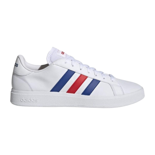 Tenis Adidas Grand Court Base 2.0 Masculino Branco Azul em Promocao na Americanas