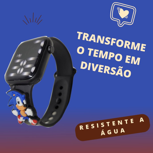 Relógio Sonic Infantil em Promoção na Americanas