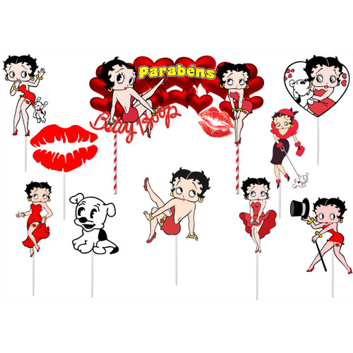 Bolo Decorado Betty Boop