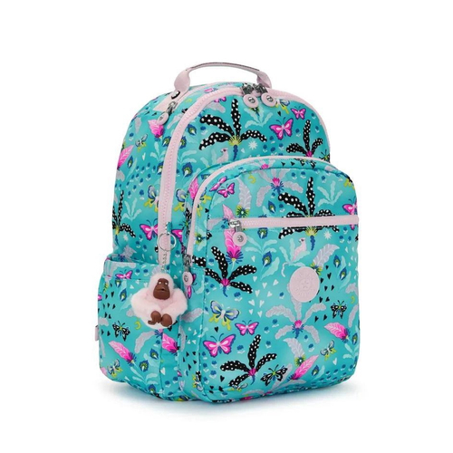 Mochila Kipling Seoul Magical Azul em Promocao na Americanas