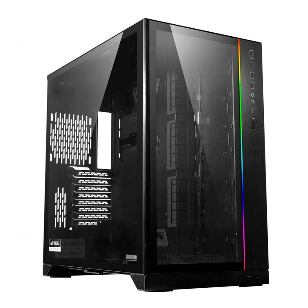 Imagem do produto Gabinete Gamer Lian Li PC-011 Dynamic XL ROG Edition RGB Full Tower E-ATX Preto - O11DXL-X BLACK em Americanas